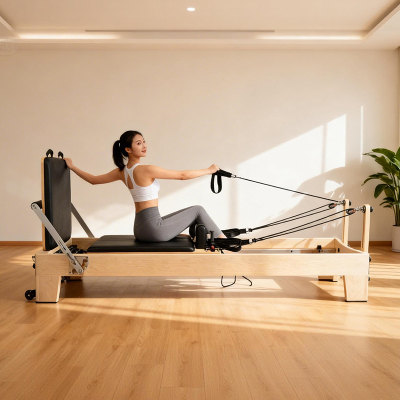 Pilates Yoga Training - جهاز بيلاتس ريفورمر محمول قابل للتعديل