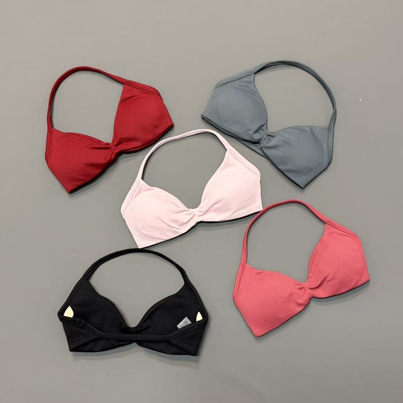 Yoga Strap Cotton - حمالة صدر رياضية نسائية بتصميم هالتر