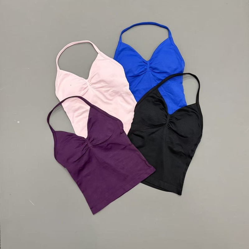 قميص رياضي نسائي بدون خياطة بح - مراجعة Yoga Strap Cotton وسعره
