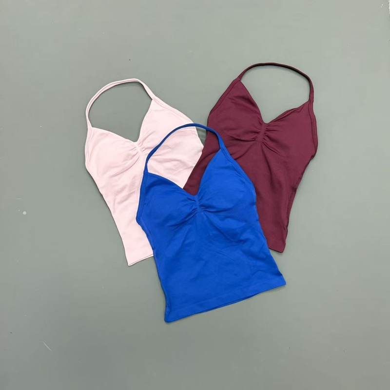 قميص رياضي نسائي بدون خياطة بح - مراجعة Yoga Strap Cotton وسعره