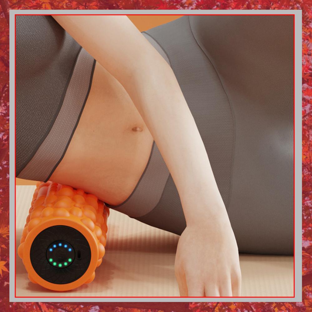 أسطوانة تدليك كهربائية بالاهتز - مراجعة Pilates Yoga Roller وسعره