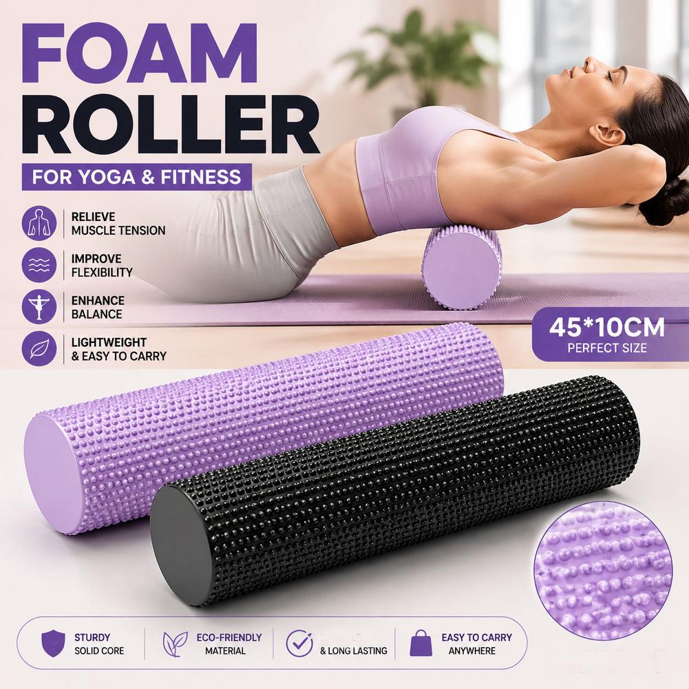 بكرة رغوية عالية الكثافة من EV - مراجعة Pilates Yoga Roller وسعره