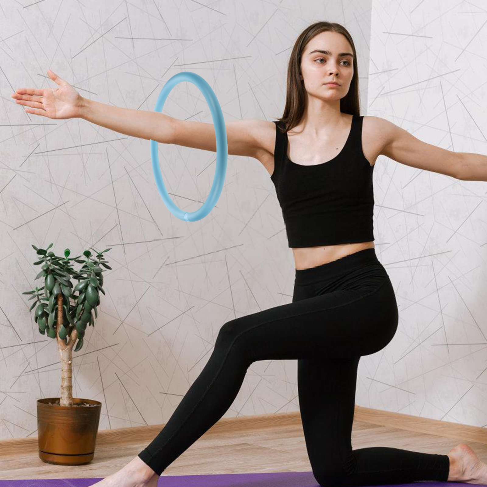 حلقة تمارين الذراع المحمولة ال - مراجعة Pilates Yoga Ring Exercises وسعره