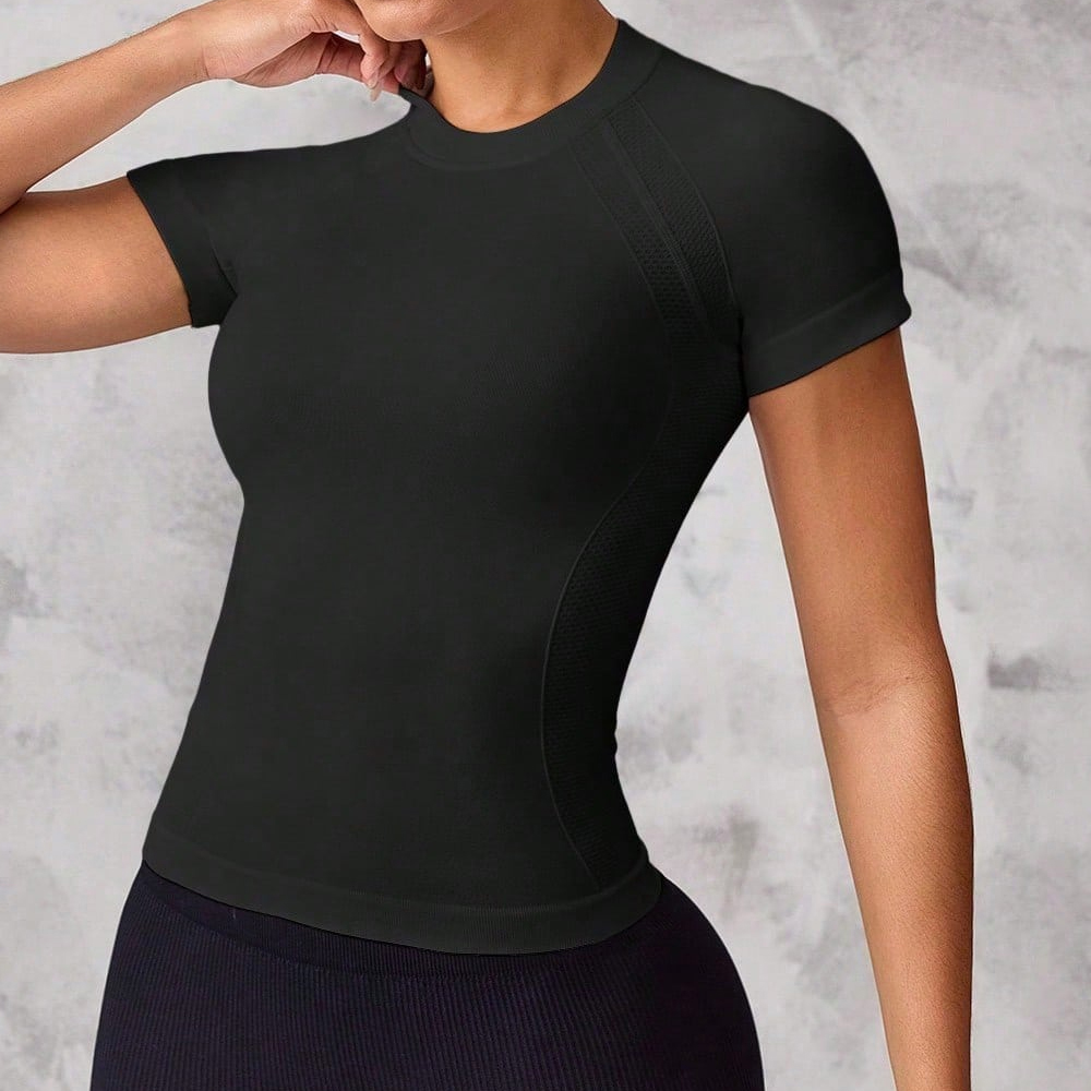 قميص رياضي نسائي بأكمام قصيرة، - مراجعة Yoga Strap Cotton وسعره