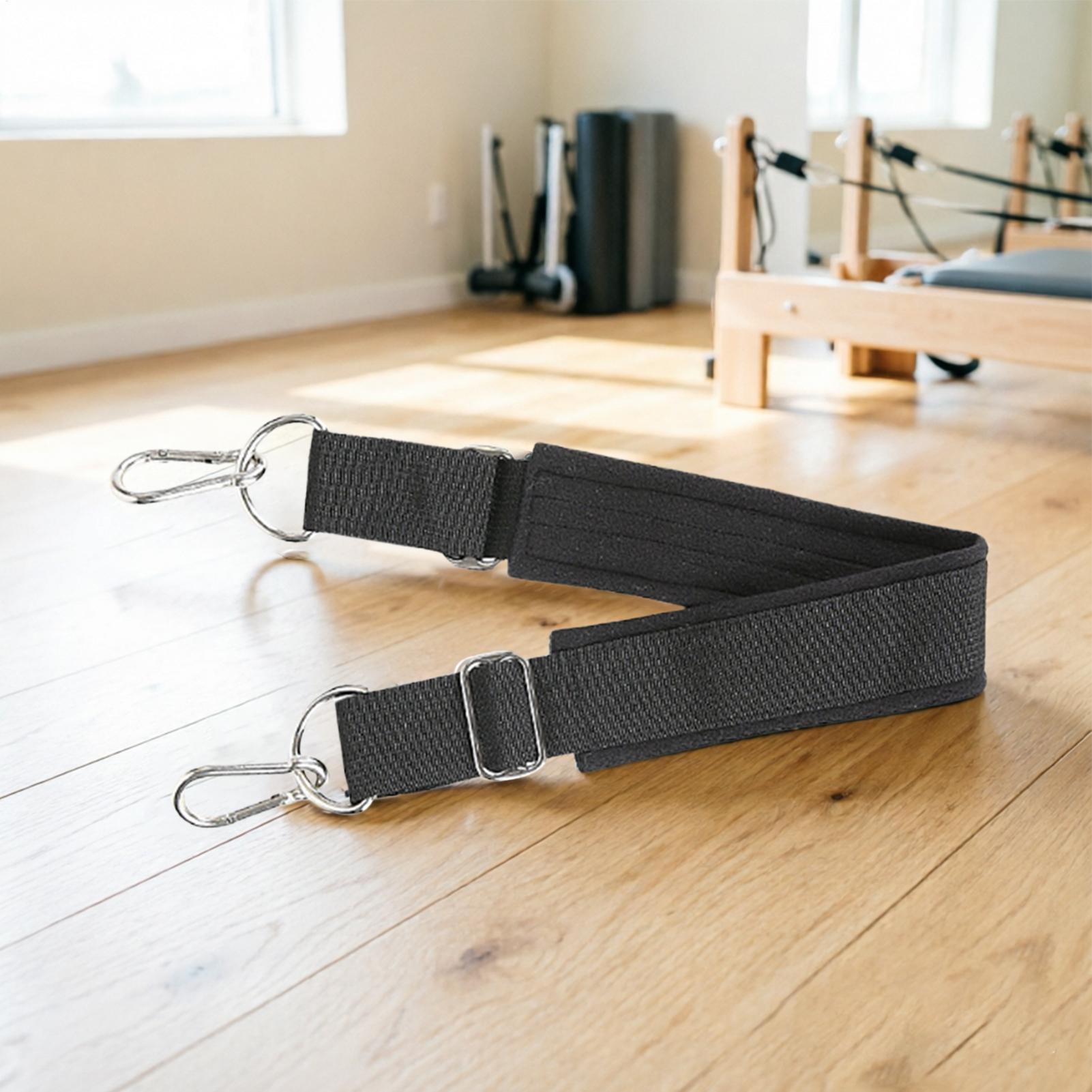 حزام قدم ريفورمر مزدوج الحلقات - مراجعة Pilates Yoga Training وسعره
